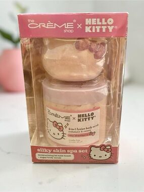 Hello Kitty x The Crème Shop Silky Skin Spa Set - Pink (NIB)